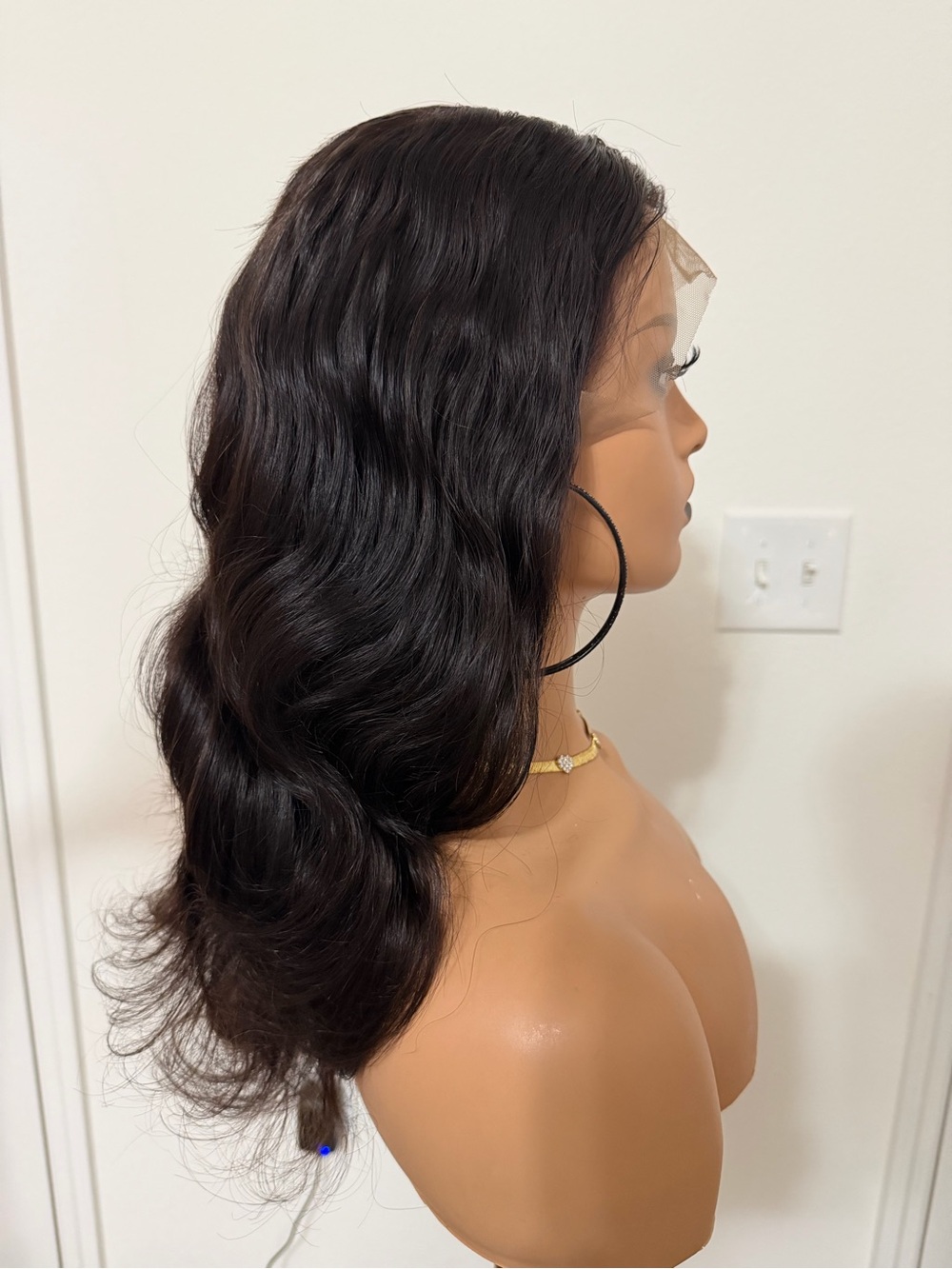 16” 360 Lace Body Wave, 200% Density Human Hair Wig